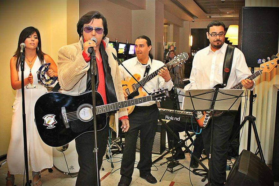 Guitarra Andrés Musso en Tributo Elvis Presley